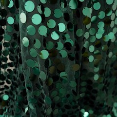 HUNTER GREEN 8×8 ft Big Payette Sequined BACKDROP CURTAIN Wedding Decorations