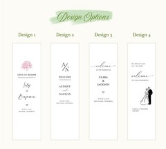 Modern Fabric Wedding Welcome Sign Custom Entrance Banner