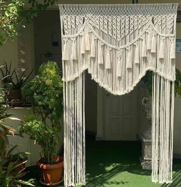 Large Handmade Macrame Wedding Backdrop | Boho Cotton Wall Hanging | Wedding Art