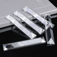 10pc K9 Glass Long Strip Rectangle Crystal Chandelier Prism Pendant Hanging Part