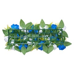 VEVOR Flower Balls Wedding Centerpieces Fake Flower Arrangement Blue+White 10PCS
