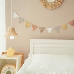 3.93 Feet Triangle Flag Banner Bunting Pennant for Kids Teepee Tent,Party and…