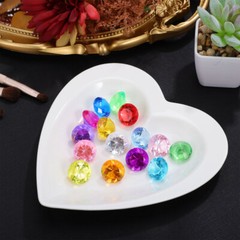 100 Pcs Crystals Pirate Treasure Colorful Vase Fake Gems Jewels