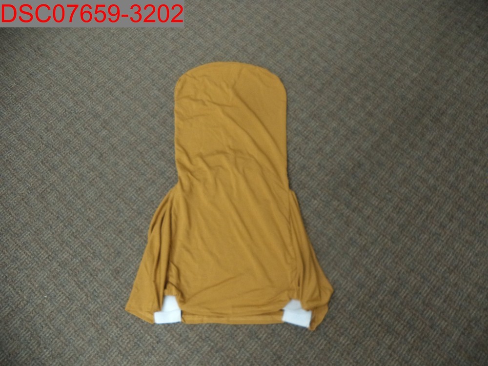 NWOT – 1 Piece Gold Spandex Stretchable Chair Cover, One Size 10092100