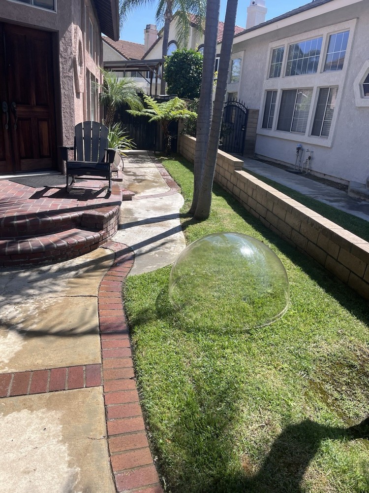 clear acrylic dome bubble 39″ diameter x 23″ tall