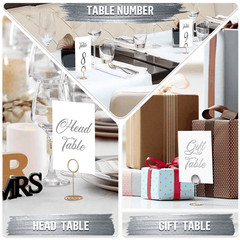 Silver Table Numbers 1 30 for Wedding Reception Silver Foil Table Number