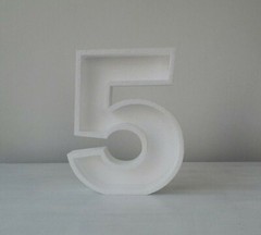 Fillable Number for Filling Balloon 80x10cm Balloon Stand Mosaic Frame Light Chain