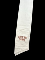 University of Texas (UT) Cotton Wreath Sash (2 Logos) 31k Stitch Hook Em Horns