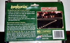 White Luminary Bags- Sunburst-LED Candle Bag- Party Wedding Event Sack Lot of 50