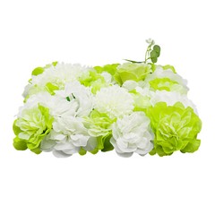 Artificial Flower Wall Panels – 12-Piece Silk Floral Decor 15×15 in