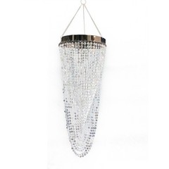 1PCS Assembled Hanger Centerpiece Frame Iridescent AB Acrylic Bead Wedding