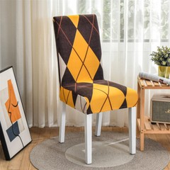 Chair Covers for Dining Room Spandex Stretch Printed Chair Slipcover Party Decor