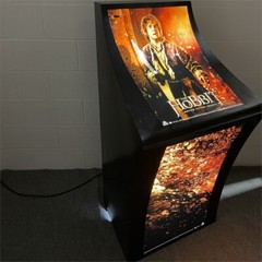 Hobbit movie LED Lighted Free-Standing Metal Display Unit
