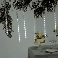 8 pcs 96″ Meteor Rain Sequence LED Lights Backdrops Wedding Party Decorations
