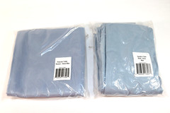 Dusty Blue TABLE RUNNER 108 x 13″ & Spandex Chair Band Wedding Graduation Party
