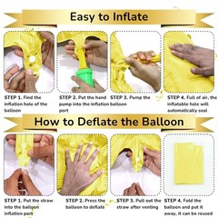 Letter Balloons Gold Party Balloon – 40 Inch Large Gold Letter P Balloon, Let…