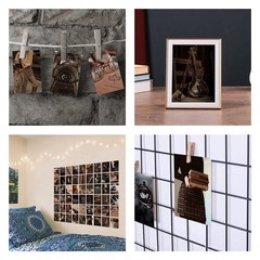 54PCS Dark Academia Wall Collage Kit – Vintage Aesthetic Posters for Room
