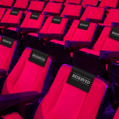6 Pcs Reserved Seating Signs Reserved Chair Sign Printed Placeholder for Church