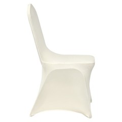 VEVOR 100PCS White Stretch Spandex Folding Chair Covers for Wedding Party Dining