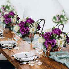 10-Piece Silk Rose Flower Set for Wedding & Party Decor