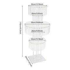 Flower Stand for Wedding, Crystal Flower Stand 5-Tier