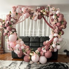 XL Heart Shape Wedding Arches for Ceremony 220CM Arch Backdrop Stand Party Decor
