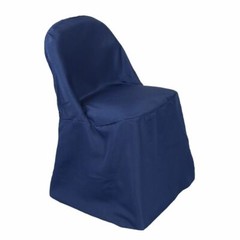 YCC Linens – 6 Pack Polyester Folding Chair Covers for Standard Folding Chairs