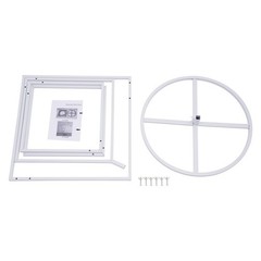 Metal Flower Frame Square Garland Plants Display Stand Weddings Backdrop Decor