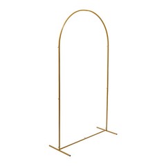 3 Pcs Arch Backdrop Stand Wedding Gold Backdrop Stand For Ceremony Metal Decor