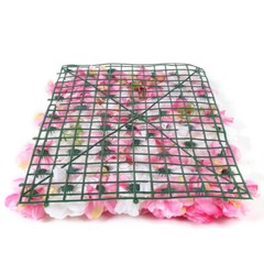 8 Rose Flower Wall Panels Artificial Silk Wedding Supply Decor Party Floral