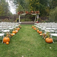 15.5 ft faux flower garland