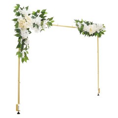 VEVOR Over the Table Rod Stand with Clamps Adjustable Table Arch Stand for Party