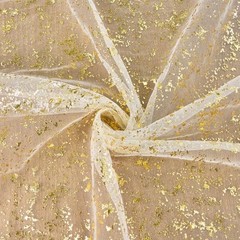 2Pcs Gold Glitter Christmas Table Runner, Gauze Sheer Sequin Rose Gold
