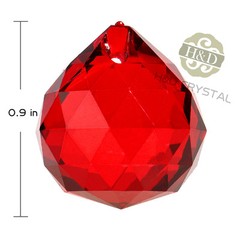 20MM Crystal Glass Lamp Ball Prisms Chandelier Wedding Decor Suncatcher Pendants