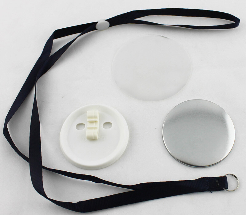 Rope Tie Button 2-1/4″ 58mm 100sets Supplies for Pro Button Maker