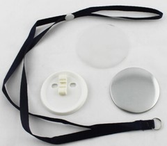 Rope Tie Button 2-1/4″ 58mm 100sets Supplies for Pro Button Maker