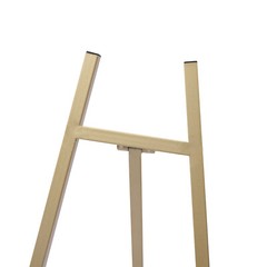 Tall Steel Pipe Portable Floor Easel Stand for Decorative Display Gold Wedding