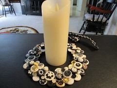 Mickey & Minnie Mouse Wedding Wreath or Candle Ring Disney Hademade Great Gift