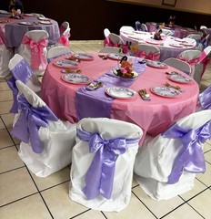 Pack of50Satin Lavender Chair Sashes7x108 Inches for Wedding Party Feast Banquet