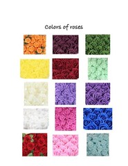 Rose centerpiece embellished with satin and glitter ribbon…you pick colors