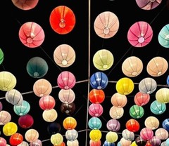 4″6″8″10″12″14″16″18 Round Paper Lanterns Lamp Wedding 12″/30CM, White