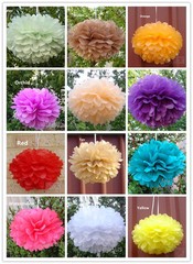 6x 30cm grey tissue paper pom pom wedding party baby shower home shop decoration