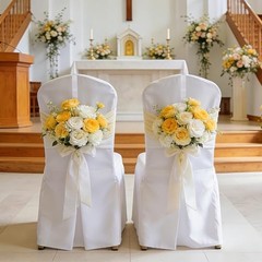 moonoom Wedding Church Pew Clips, Ceremony Aisle Chair Hangers, Wedding 12 Pcs