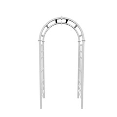 39″L X 23″W X 81″H Athens Vinyl Arbor, White, VA68111