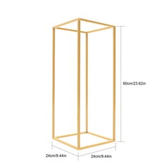 4Pcs Metal Flower Stand Party Wedding Centerpiece Column Holder Rack Decor