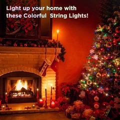 Multicolor Twinkle Lights with 8 Lighting Modes, Fairy Lights with 36FT 100 L…
