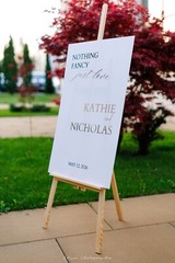 Acrylic Wedding Welcome Sign – Personalized Wedding Signs – Reception Signage