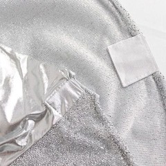 Metallic Tinsel Spandex Stretchable Banquet Chair Cover Sash Band Buckle Party