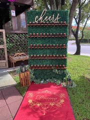 Cheers Sign for Backdrop,Wedding Bar Sign,Wedding Grass Wall Decor for Bridal…