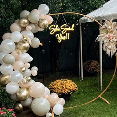 She Said Yes Neon Sign 23×16.3” Warm White for Weddings & Engagements